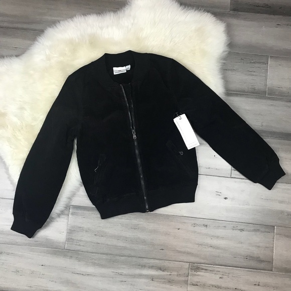 AG Adriano Goldschmied Girls Bomber Jacket Size M - Picture 2 of 5